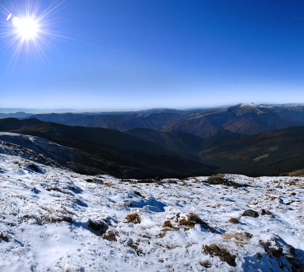 Widok z góry na szczyt Petros — Zdjęcie stockowe