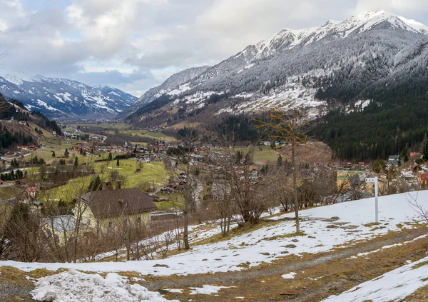 Panorama de Bad gastein estación de esquí Austria —  Fotos de Stock