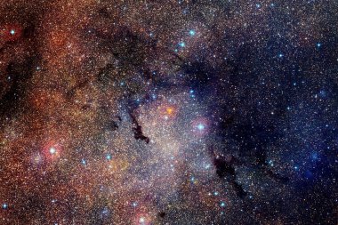 Starfield. Kozmos sanatı. Bu görüntünün elementleri NASA tarafından desteklenmektedir.