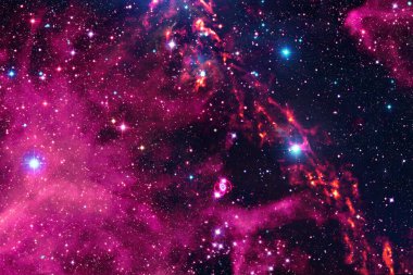 Kozmik manzara. Nebula. Bu görüntünün elementleri NASA tarafından desteklenmektedir
