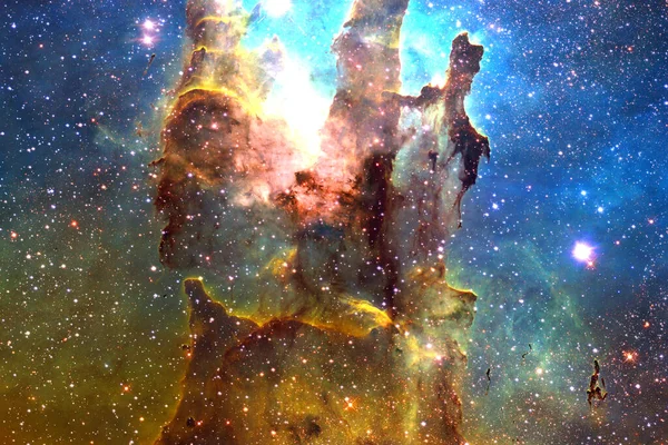 Eindeloos universum. Elementen van deze afbeelding geleverd door NASA. — Stockfoto