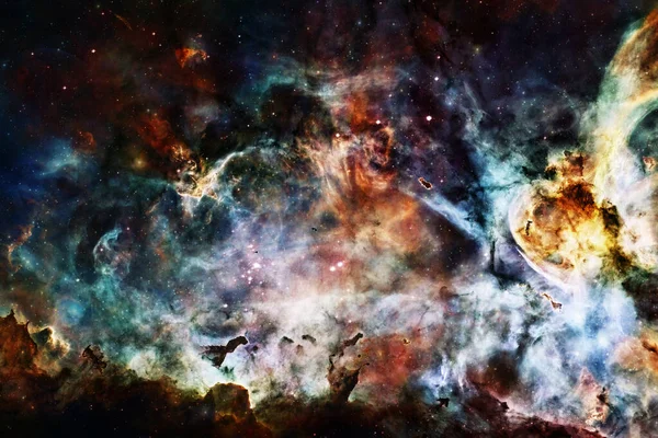 Туманность, скопление звёзд в глубоком космосе. Элементы этого изображения предоставлены НАСА — стоковое фото