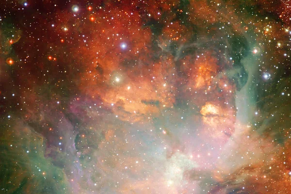 Nebulosa, aglomerado de estrelas no espaço profundo. Elementos desta imagem fornecidos pela NASA — Fotografia de Stock