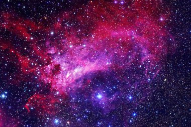 Starfield. Kozmos sanatı. Bu görüntünün elementleri NASA tarafından desteklenmektedir.