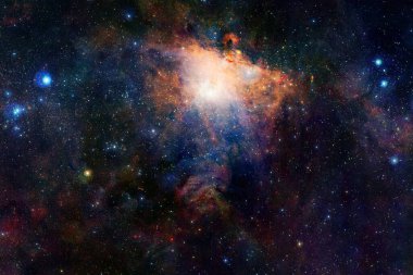 Kozmik manzara. Nebula. Bu görüntünün elementleri NASA tarafından desteklenmektedir