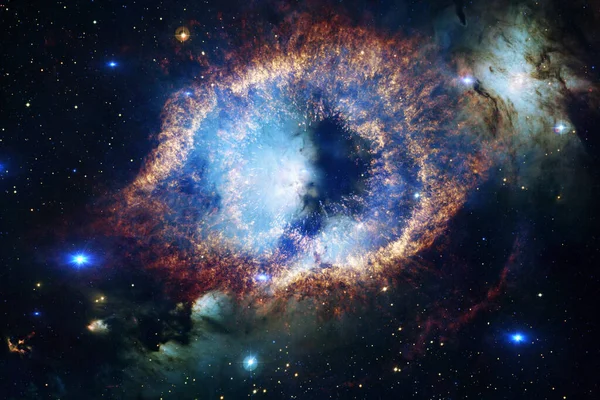 Mgławica, skupisko gwiazd w kosmosie. Elementy tego obrazu dostarczone przez NASA — Zdjęcie stockowe