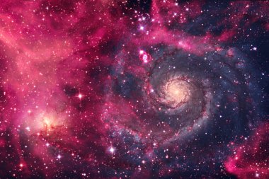 Sonsuz evrenin harikası. Bilim kurgu duvar kağıdı. Bu görüntünün elementleri NASA tarafından desteklenmektedir.