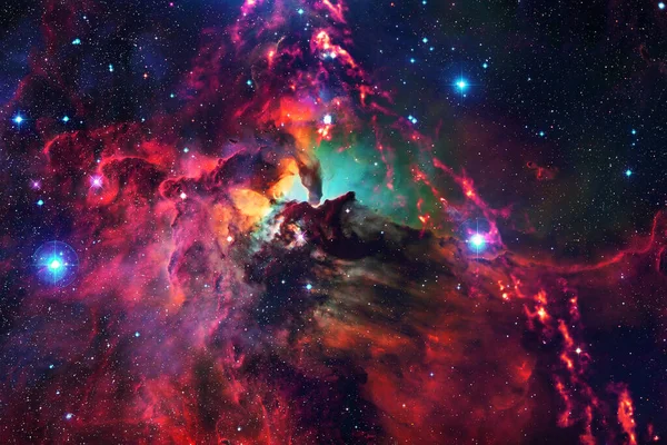 Nebula Cluster Stars Deep Space Science Fiction Art Elements Image — Stock Photo, Image