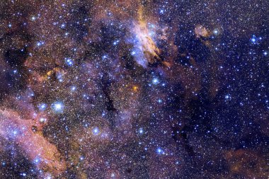 Uzay boşluğu. Bilim kurgu evreni. Bu görüntünün elementleri NASA tarafından desteklenmektedir