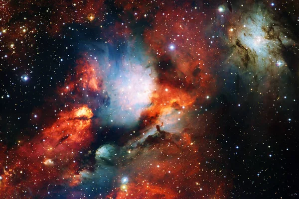 Racimo Estrellas Starfield Nebulosa Elementos Esta Imagen Proporcionados Por Nasa — Foto de Stock