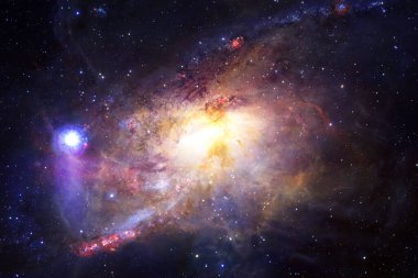Yıldız kümesi. Starfield. Nebula. Bu görüntünün elementleri NASA tarafından desteklenmektedir.