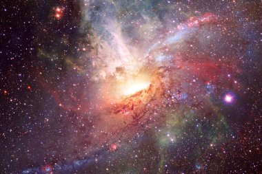 Starfield. Kozmos sanatı. Bu görüntünün elementleri NASA tarafından desteklenmektedir.