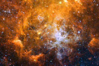 Sonsuz evrenin harikası. Bilim kurgu duvar kağıdı. Bu görüntünün elementleri NASA tarafından desteklenmektedir.