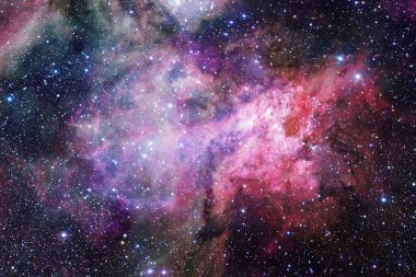 Derin uzay. Fevkalade bilim kurgu canlandırması. Bu görüntünün elementleri NASA tarafından desteklenmektedir.