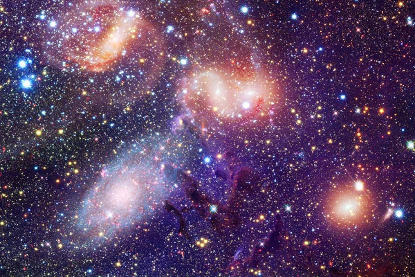 Hermosa Galaxia Algún Lugar Del Espacio Profundo Papel Pintado Cósmico — Foto de Stock