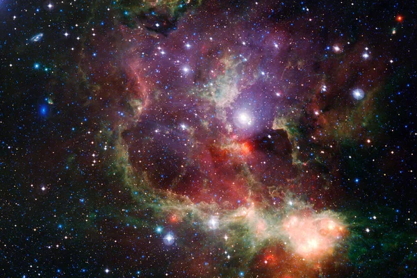 Nebulosa Cúmulo Estrellas Espacio Profundo Arte Ciencia Ficción Elementos Esta — Foto de Stock