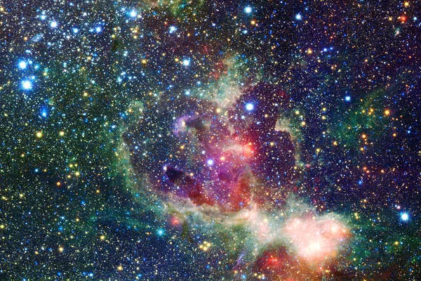 Aglomerado Estrelas Starfield Nebulosa Elementos Desta Imagem Fornecidos Pela Nasa — Fotografia de Stock