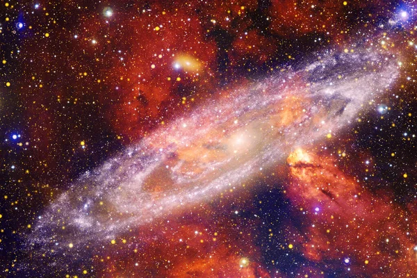 Yıldız Kümesi Starfield Nebula Görüntünün Elementleri Nasa Tarafından Desteklenmektedir — Stok fotoğraf
