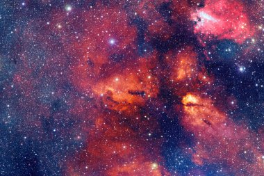 Dış uzay, kozmik manzara. Nebula. Bu görüntünün elementleri NASA tarafından desteklenmektedir.
