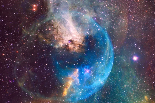 Nebulosa Cúmulo Estrellas Espacio Profundo Arte Ciencia Ficción Elementos Esta — Foto de Stock