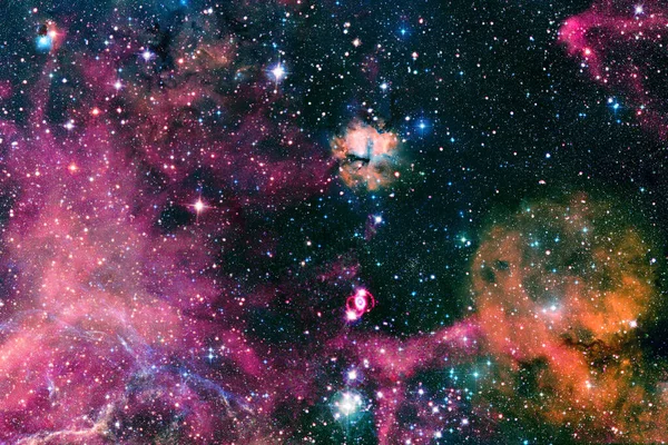 Yttre Rymdkonst Stjärnfält Fantastiska Nebulosor Delar Denna Bild Tillhandahålls Nasa — Stockfoto