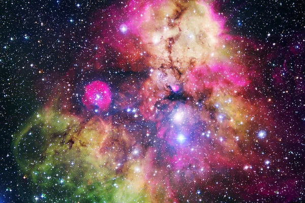 Nebulosa Aglomerado Estrelas Espaço Profundo Arte Ficção Científica Elementos Desta — Fotografia de Stock