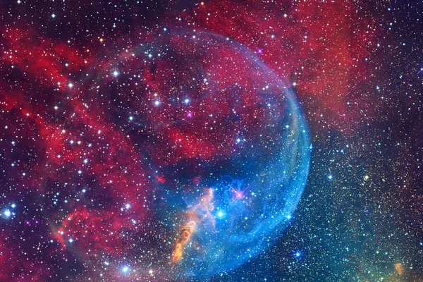 Schöne Galaxie Irgendwo Weltraum Kosmische Tapete Elemente Dieses Von Der — Stockfoto