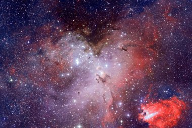 Sonsuz evrenin harikası. Bilim kurgu duvar kağıdı. Bu görüntünün elementleri NASA tarafından desteklenmektedir.