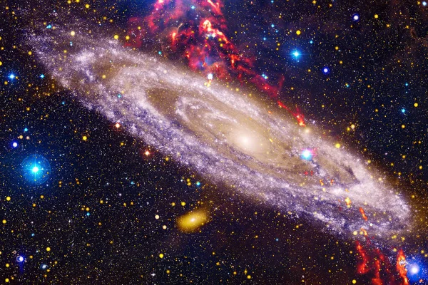 Stjärnornas Kluster Stjärnfält Nebulosa Delar Denna Bild Tillhandahålls Nasa — Stockfoto