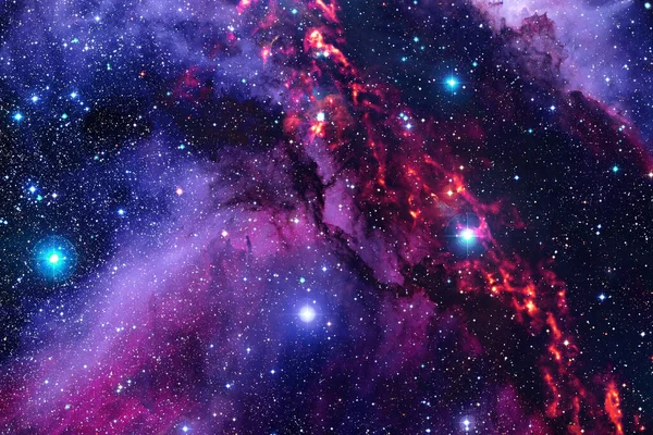 Yıldız Kümesi Starfield Nebula Görüntünün Elementleri Nasa Tarafından Desteklenmektedir — Stok fotoğraf