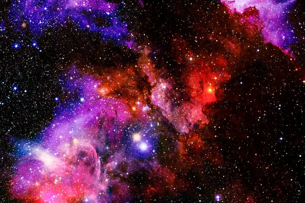 Dış Uzay Sanatı Starfield Harika Bir Nebula Görüntünün Elementleri Nasa — Stok fotoğraf