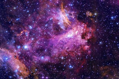 Uzay boşluğu. Bilim kurgu evreni. Bu görüntünün elementleri NASA tarafından desteklenmektedir