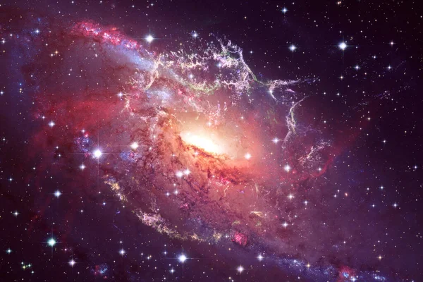 Hermosa Galaxia Algún Lugar Del Espacio Profundo Papel Pintado Cósmico — Foto de Stock