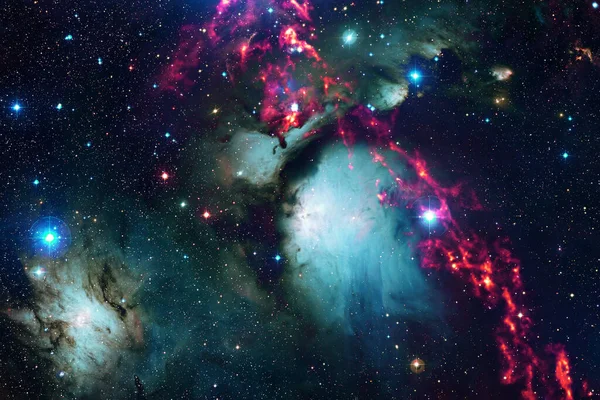 Uma Galáxia Bonita Algures Espaço Profundo Papel Parede Cósmico Elementos — Fotografia de Stock