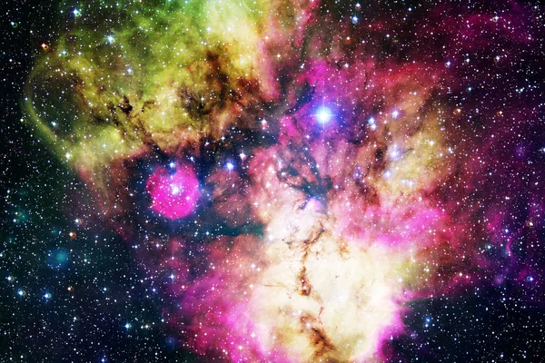 Racimo de estrellas. Nebulosa. Elementos de esta imagen proporcionados por la NASA —  Fotos de Stock