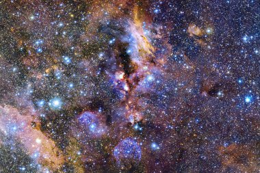 Sonsuz evrenin harikası. Bilim kurgu duvar kağıdı. Bu görüntünün elementleri NASA tarafından desteklenmektedir.