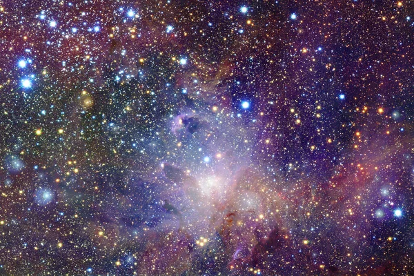 Cluster Stars Starfield Nebula Elements Image Furnished Nasa — Stock Photo, Image