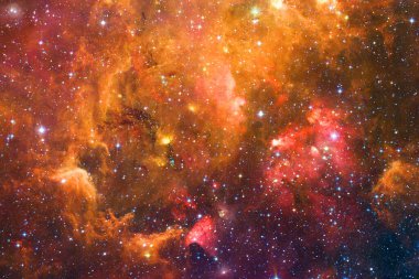 Derin uzay. Fevkalade bilim kurgu canlandırması. Bu görüntünün elementleri NASA tarafından desteklenmektedir.