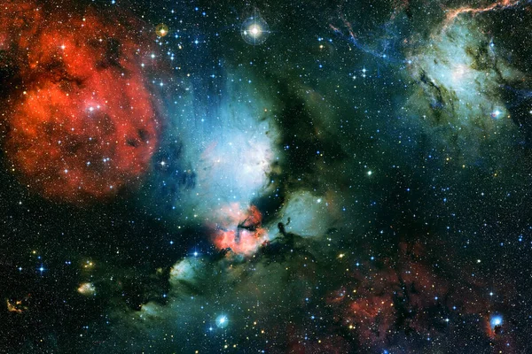 Impresionante Del Cosmos Sin Fin Fondo Pantalla Ciencia Ficción Elementos —  Fotos de Stock