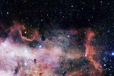 Dış uzay sanatı. Starfield. Harika bir nebula. Bu görüntünün elementleri NASA tarafından desteklenmektedir.
