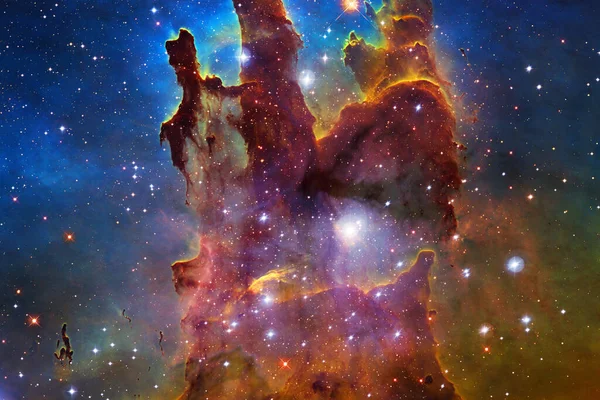 Endloses Universum Mit Sternen Und Galaxien Weltall Kosmos Kunst Elemente — Stockfoto
