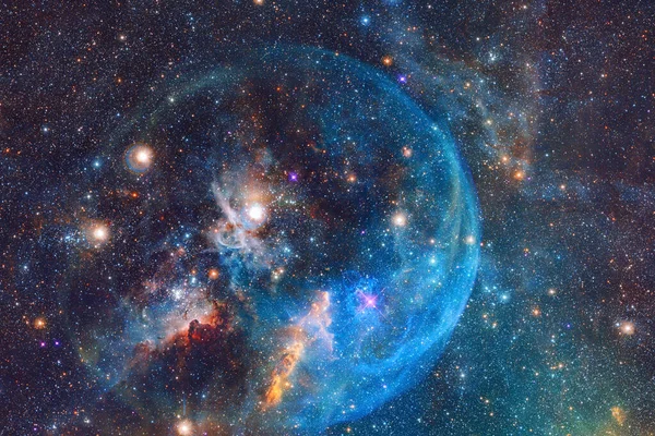 Yttre Rymden Kosmiskt Landskap Nebulosa Delar Denna Bild Tillhandahålls Nasa — Stockfoto