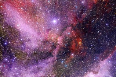 Yıldız kümesi. Starfield. Nebula. Bu görüntünün elementleri NASA tarafından desteklenmektedir.
