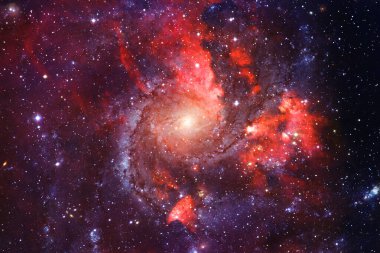 Sonsuz evrenin harikası. Bilim kurgu duvar kağıdı. Bu görüntünün elementleri NASA tarafından desteklenmektedir.