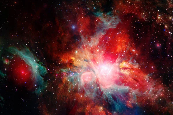 Nebula, uzayın derinliklerinde bir yıldız kümesi. Bilim kurgu sanatı. Bu görüntünün elementleri NASA tarafından desteklenmektedir.