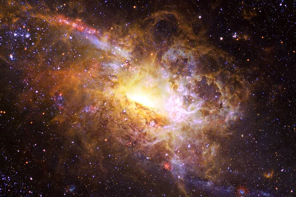 Schöne Galaxie Irgendwo Weltraum Kosmische Tapete Elemente Dieses Von Der — Stockfoto