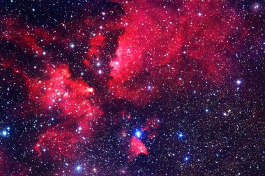 Starfield. Kozmos sanatı. Bu görüntünün elementleri NASA tarafından desteklenmektedir.
