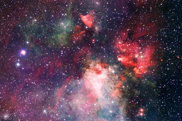 Shluk Hvězd Starfield Mlhovina Prvky Tohoto Snímku Poskytla Nasa — Stock fotografie