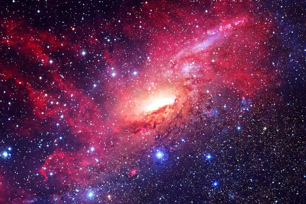 Hermosa Galaxia Algún Lugar Del Espacio Profundo Papel Pintado Cósmico — Foto de Stock