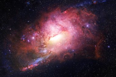 Yıldız kümesi. Starfield. Nebula. Bu görüntünün elementleri NASA tarafından desteklenmektedir.